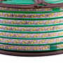 LED лента 220В зеленая smd 2835 120led/м 12Вт/м IP65, 1м
