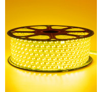LED лента 220В желтая smd 2835 120led/м 12Вт/м IP65, 1м