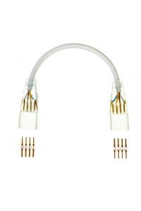 Коннектор для светодиодного неона AVT RGB 220В smd5050 (2 разъема+2 шт. 4pin) с проводом