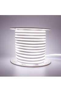 LED неон 220В нейтральный белый AVT smd2835 120led/м 7Вт/м IP65, 1м