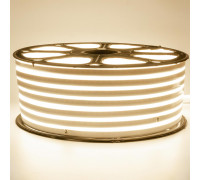 LED неон 220В белый теплый smd2835 120led/м 12Вт/м IP65, 1м