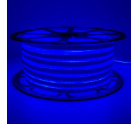 LED неон 220В синий smd2835 120led/м 12Вт/м IP65, 1м