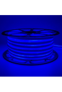 LED неон 220В синий smd2835 120led/м 12Вт/м IP65, 1м