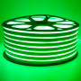 LED неон 220В зеленый smd2835 120led/м 12Вт/м IP65, 1м