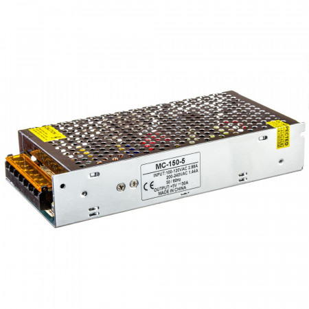 Блок питания 5В MС 30А 150Вт IP 20