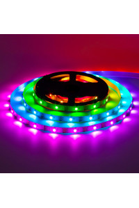 LED лента адресная AVT 5В smd 5050 ws2812b 30led/m IP20, 1м