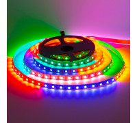 LED лента адресная AVT 5В smd 5050 ws2812b 60led/m IP20, 1м