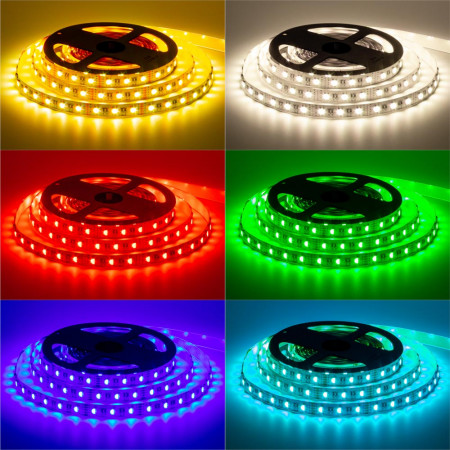 LED лента RGBW 12В AVT smd 5050 60led/м IP20, 1м