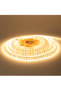 LED лента 12В AVT-New белая теплая smd 2835 120led/м IP20, 1м