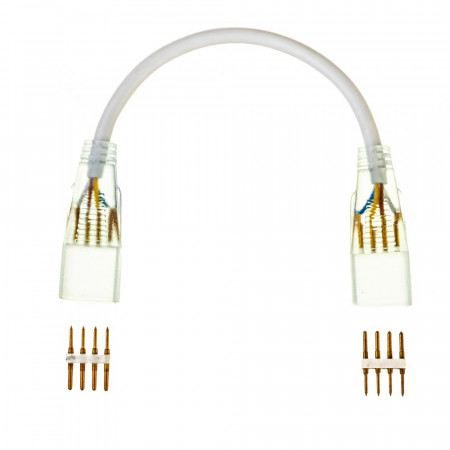 Коннектор к светодиодной ленте Multi-Color 220В smd2835 180led (2 разъема+провод 4pin)