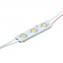 LED модуль 12В белый теплый 3led smd5730 1.5Вт IP65