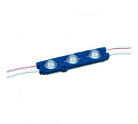 LED модуль 12В синий 3led smd5730 1.5Вт IP65