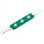 LED модуль 12В зеленый 3led smd5730 1.5Вт IP65