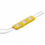 LED модуль 12В желтый 3led smd5730 1.5Вт IP65