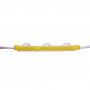 LED модуль 12В желтый 3led smd5730 1.5Вт IP65