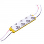 LED модуль 12В желтый 3led smd5730 1.5Вт IP65