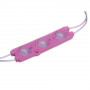 LED модуль 12В розовый 3led smd5730 1.5Вт IP65