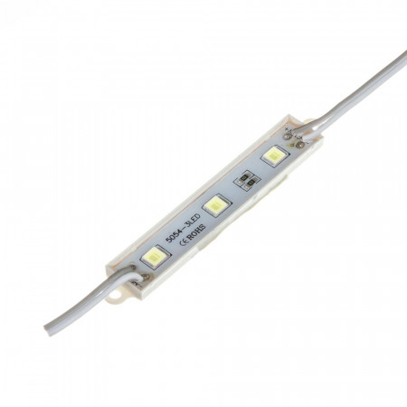 LED модуль 12В белый холодный 3led smd5054 0.72Вт IP65
