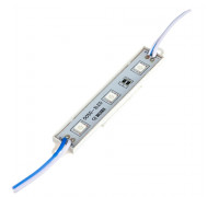 LED модуль 12В синий 3led smd5050 0.72Вт IP65