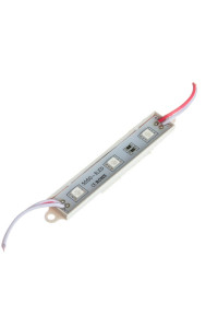 LED модуль 12В белый красный 3led smd5050 0.72Вт IP65
