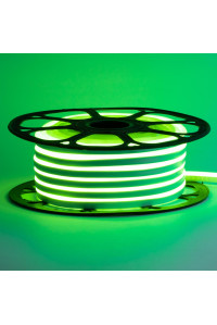 LED неон 220В зеленый AVT-1 smd2835 120led/м 7Вт/м IP65, 1м