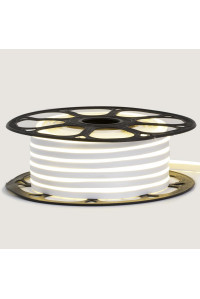 Неоновая лента светодиодная белая 12V силикон 6х12 AVT- smd2835 120LED/м 13Вт/м IP65