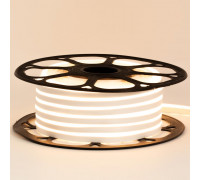 Неоновая лента светодиодная белая теплая 12V 6х12 AVT-smd2835 120LED/м 13Вт/м IP65