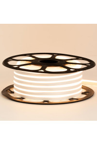 Неоновая лента светодиодная белая теплая 12V 6х12 AVT-smd2835 120LED/м 13Вт/м IP65