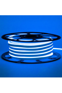 Неоновая лента светодиодная синяя 12V 6х12 AVT-smd2835 120LED/м 11 Вт/м IP65