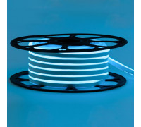 Неоновая лента светодиодная голубая 12V 6х12 AVT-smd2835 120LED/м 11 Вт/м IP65
