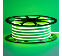 LED неон 12В зеленый smd2835 120led/м 6Вт/м 8х16 PVC IP65, 1м