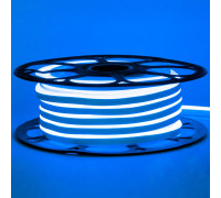 LED неон 12В синий smd2835 120led/м 6Вт/м 8х16 PVC IP65, 1м