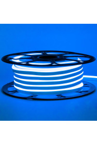 LED неон 12В синий smd2835 120led/м 6Вт/м 8х16 PVC IP65, 1м