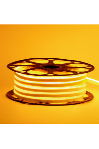 LED неон 12В желтый smd2835 120led/м 6Вт/м 8х16 PVC IP65, 1м