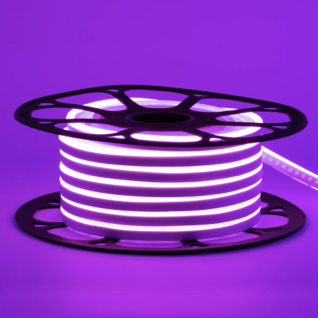 LED неон 12В фиолетовый smd2835 120led/м 6Вт/м 8х16 PVC IP65, 1м
