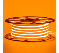 LED неон 12В оранжевый smd2835 120led/м 6Вт/м 8х16 PVC IP65, 1м