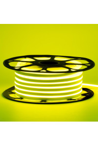 LED неон 12В лимонный smd2835 120led/м 6Вт/м 8х16 PVC IP65, 1м