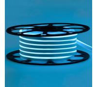 LED неон 220В голубой AVT-1 smd2835 120led/м 7Вт/м IP65, 1м