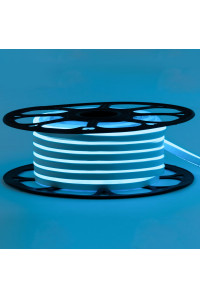 LED неон 220В голубой AVT-1 smd2835 120led/м 7Вт/м IP65, 1м