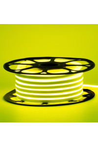 LED неон 220В лимонный желтый AVT-1 smd2835 120led/м 7Вт/м IP65, 1м
