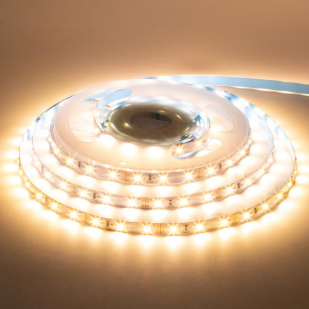 LED лента 12В AVT-Prof белая теплая smd 2835 60led/м IP20, 1м
