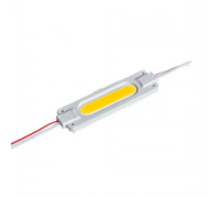 LED модуль 12В белый теплый 1led COB 2Вт IP65