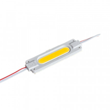 LED модуль 12В белый теплый 1led COB 2Вт IP65