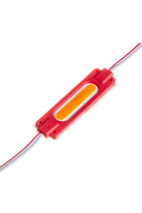 LED модуль СОВ 12В красный 1led 2Вт овал IP65