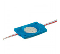 LED модуль 12В синий 1led СОВ круглый 2,4Вт IP65