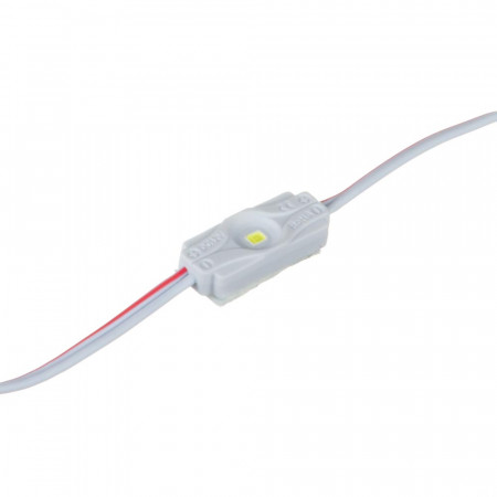 LED модуль 12В белый холодный 1led smd2835 1Вт IP65
