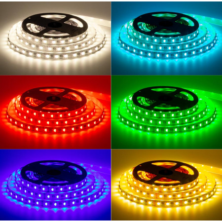 LED лента RGBW 12В smd 5050 60led/м IP20, 1м