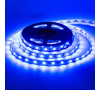 LED лента 12В синяя AVT smd 3528 60led/м IP20, 1м