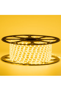 LED лента 220В желтый smd 2835 48led/м 6Вт/м IP65, 1м