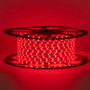 LED лента 220В красный smd 2835 48led/м 6Вт/м IP65, 1м